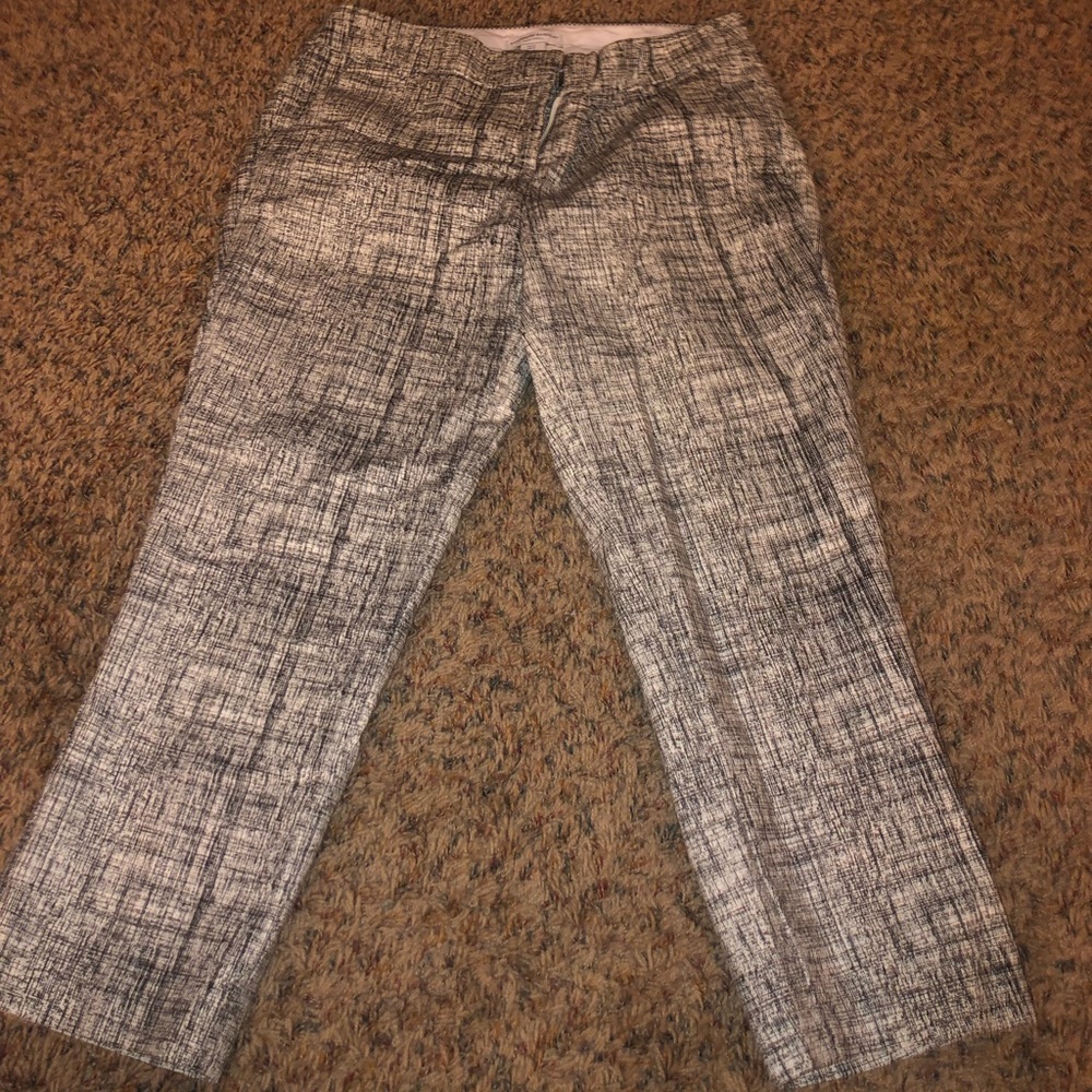 Cropped Black and White pants